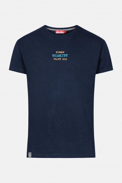 Derbe Muss ich Herren Shirt Navy Dunkelblau