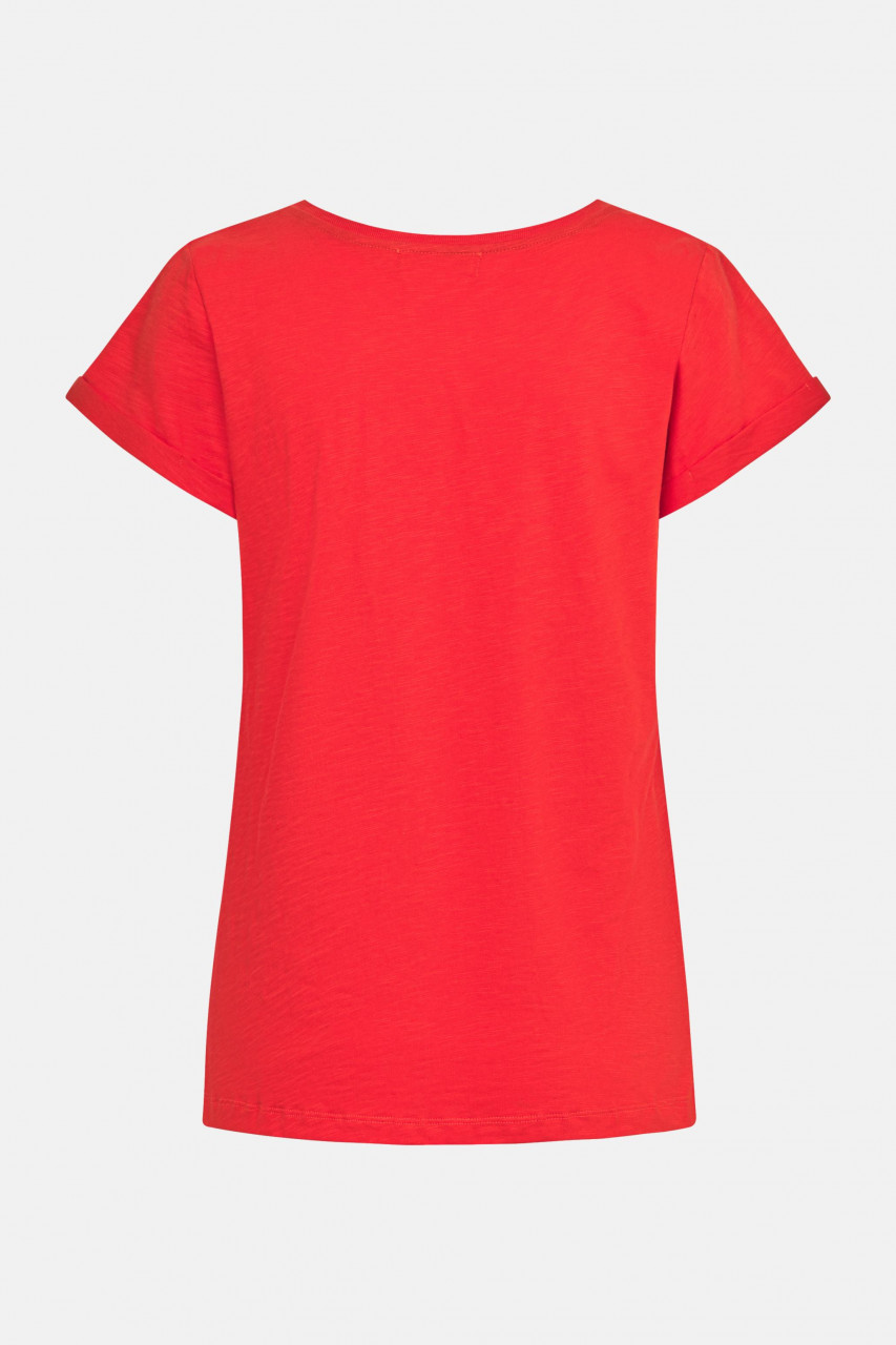 Derbe T-Shirt Moin Damen Rot
