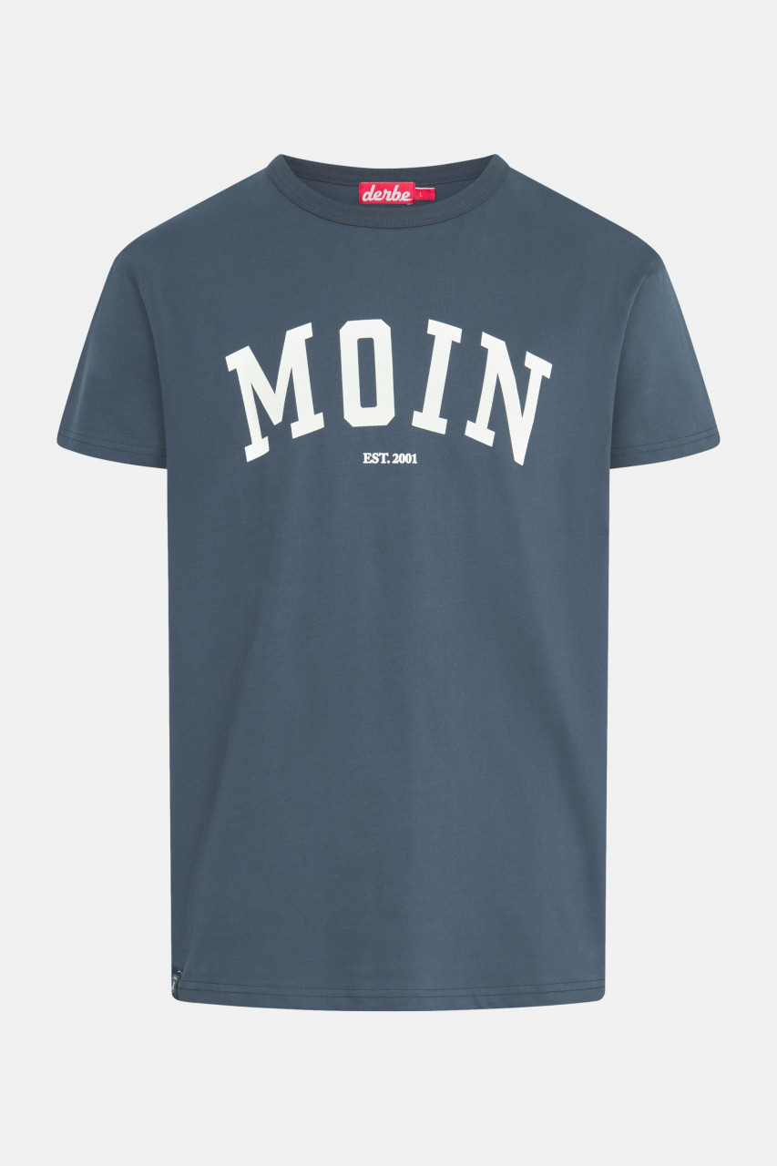 Derbe T-Shirt Moin Herren Blau