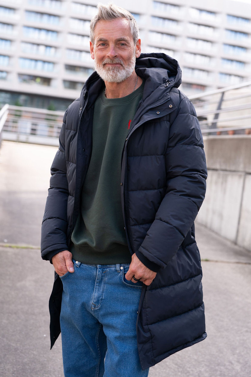 Derbe Wintermantel Bigholm Herren Dunkelblau