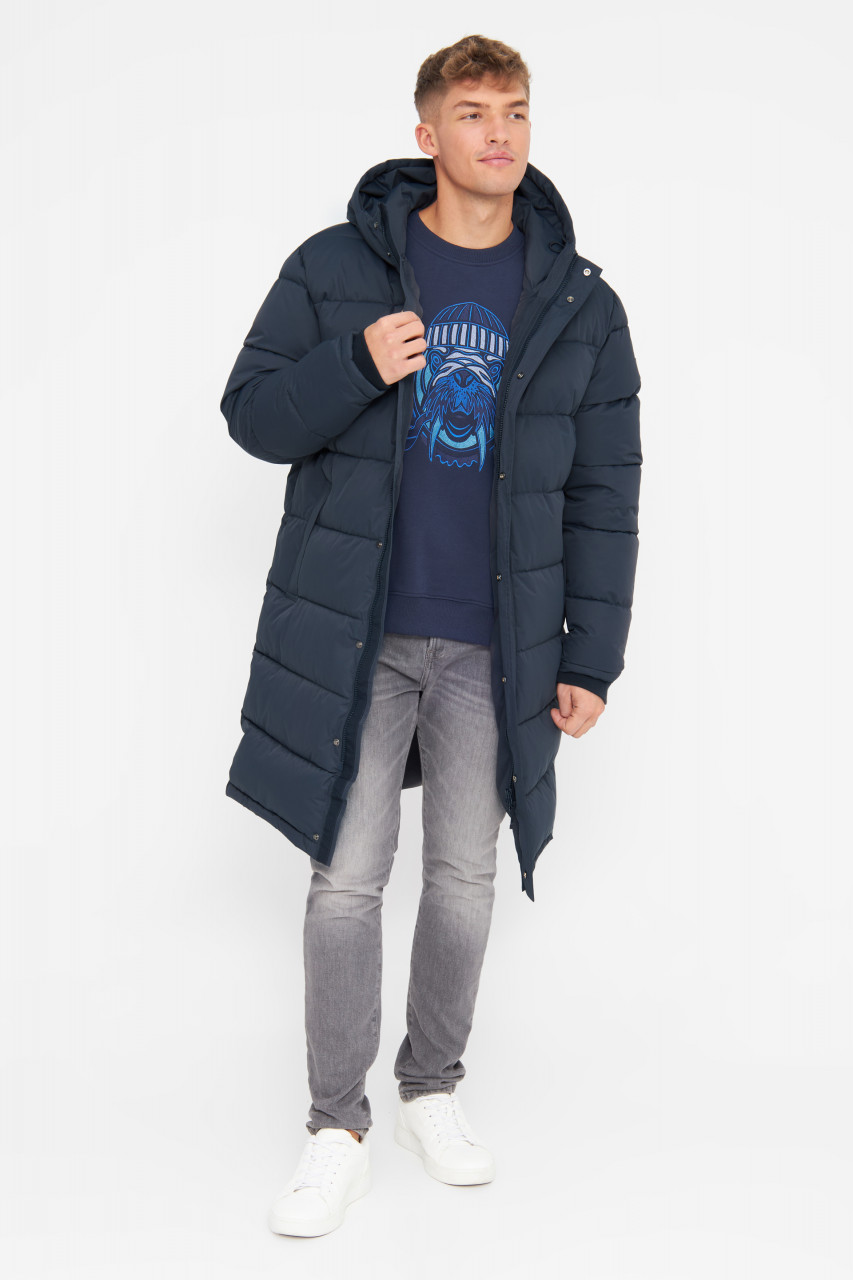 Derbe Wintermantel Bigholm Herren Dunkelblau