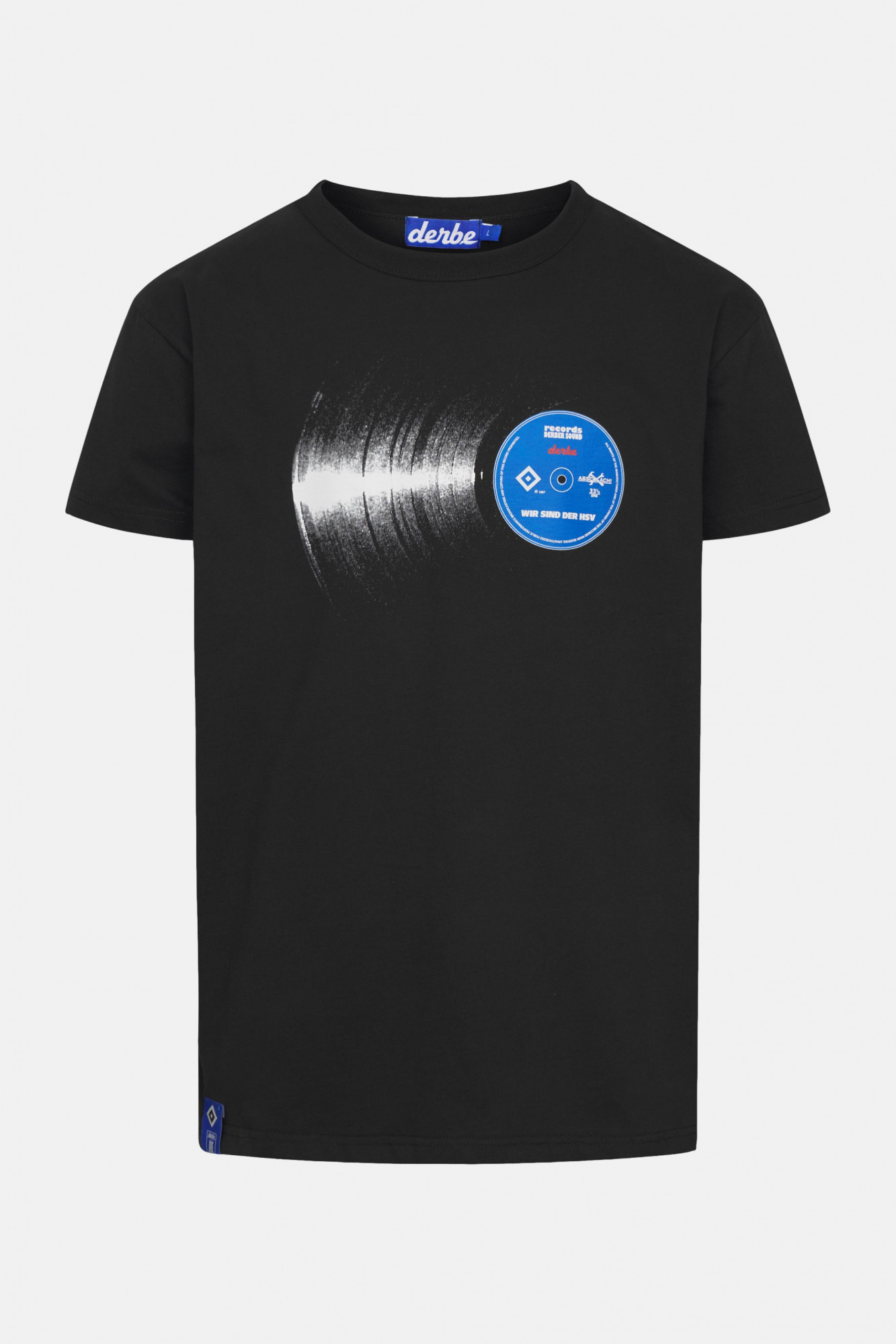 Derbe x HSV Platte T-Shirt Schwarz HSV Fanartikel