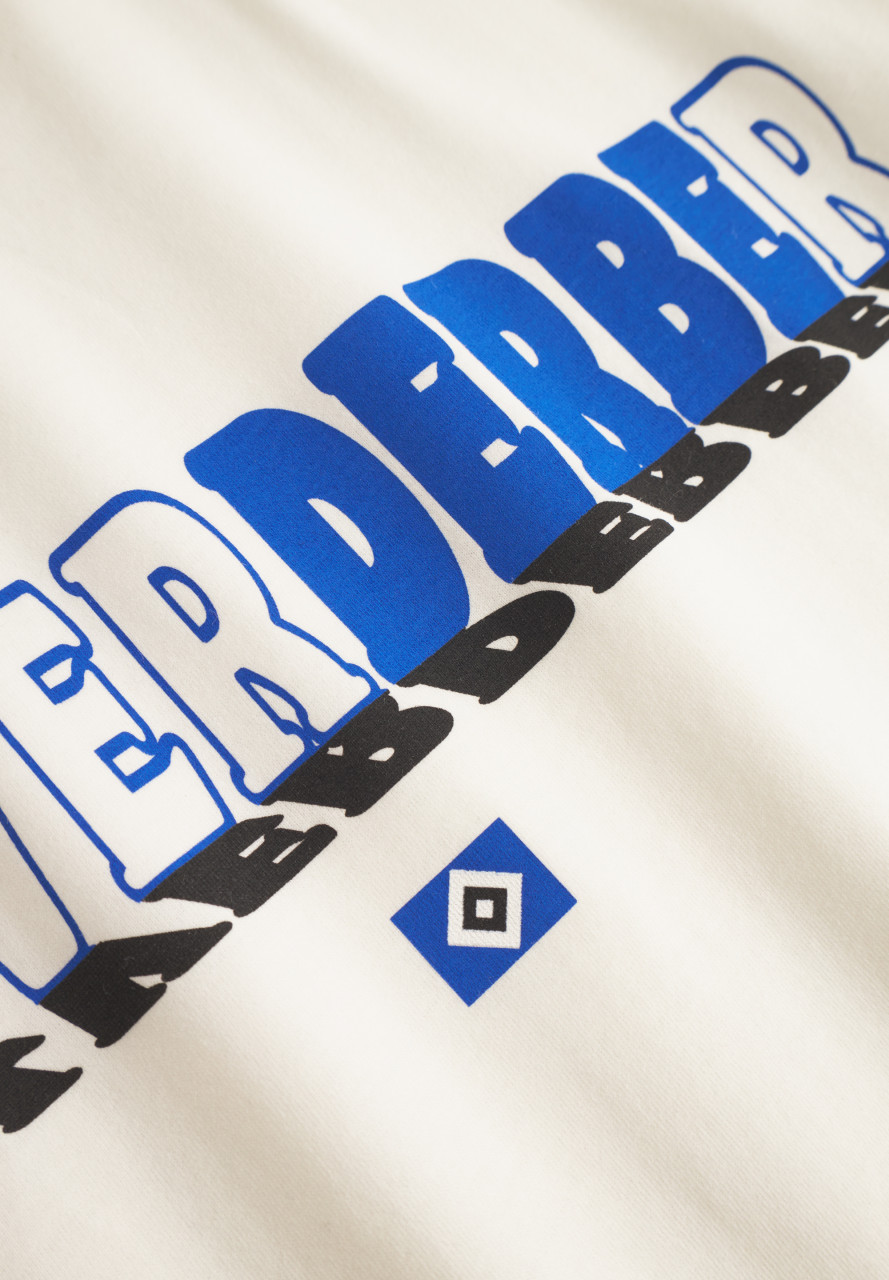 Derbe x HSV Spielver_derbe_r Herren T-Shirt Off White Weiß HSV Fanartikel
