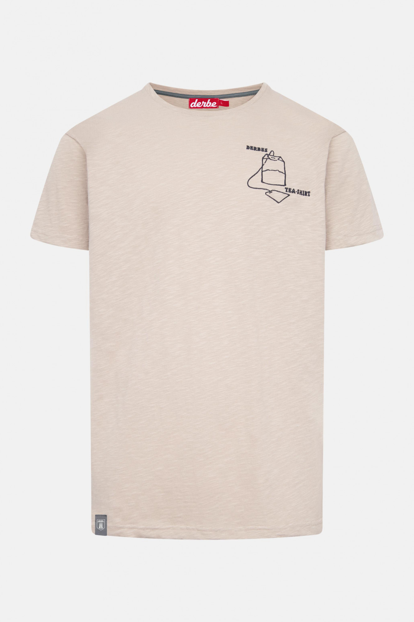 Derbe T-Shirt Tea Herren Cobblestone Beige