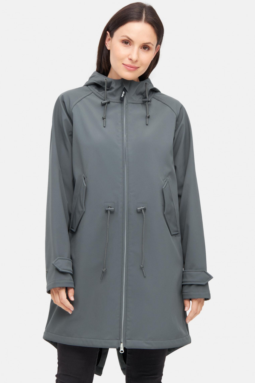 Derbe Softshelljacke Friese Island Damen Grau