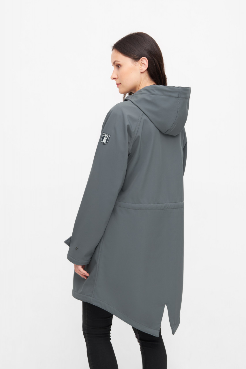 Derbe Softshelljacke Friese Island Damen Grau