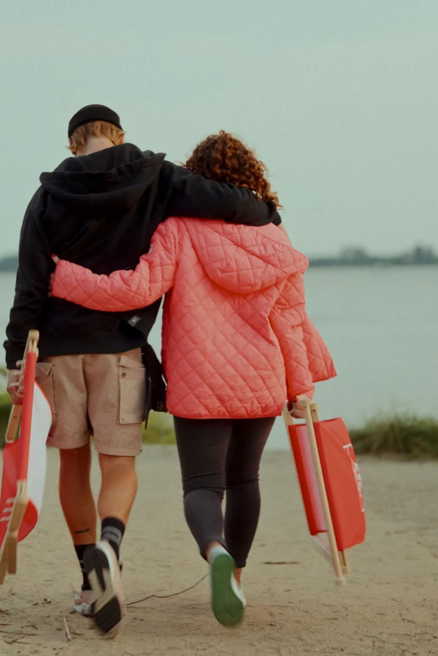 Derbe Übergangsjacke Quiltby Short Damen Rosa Steppjacke