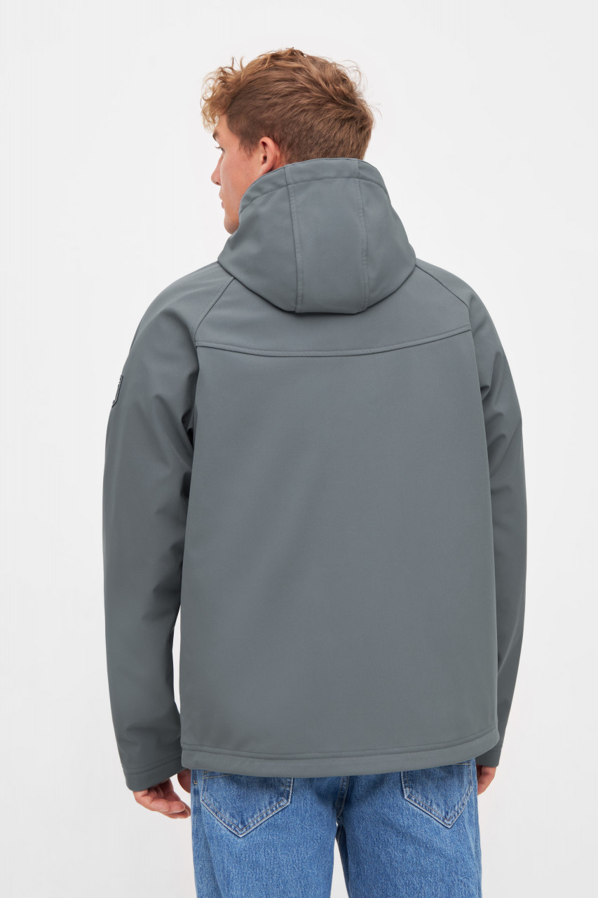 Derbe Softshelljacke Isleby Herren Grau Nachhaltig