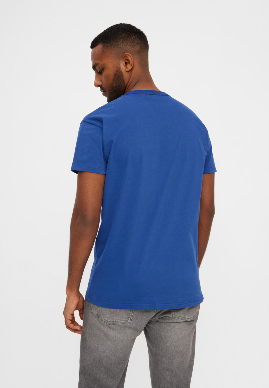 Derbe T-Shirt Tschüss Herren Blau GOTS Organic