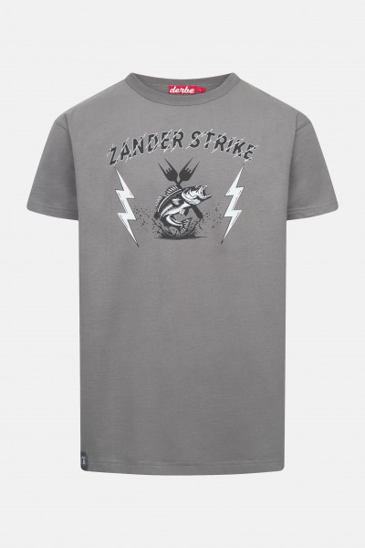 Derbe T-Shirt Zander Strike Herren Grau GOTS Organic