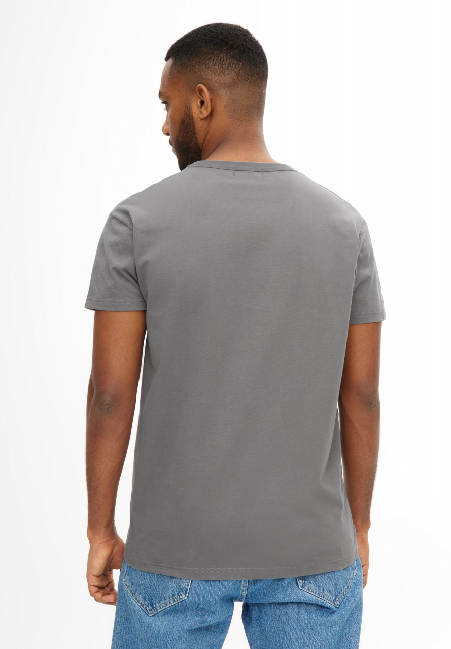 Derbe T-Shirt Zander Strike Herren Grau GOTS Organic