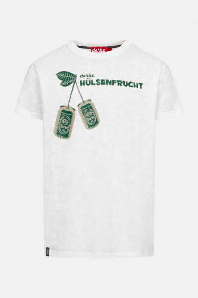 Derbe T-Shirt Hülsenfrucht Herren Weiß GOTS Organic
