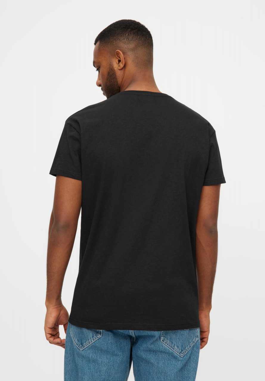 Derbe T-Shirt Hülsenfrucht Herren Schwarz GOTS Organic