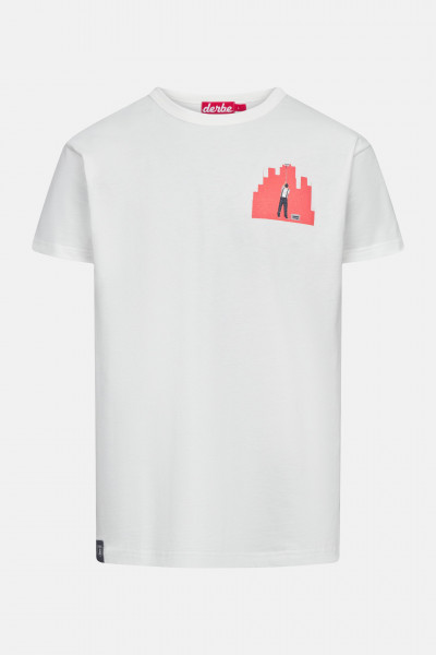 Derbe T-Shirt Anstreicher Herren Weiß GOTS Organic