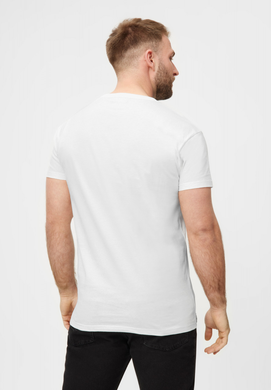 Derbe T-Shirt Anstreicher Herren Weiß GOTS Organic