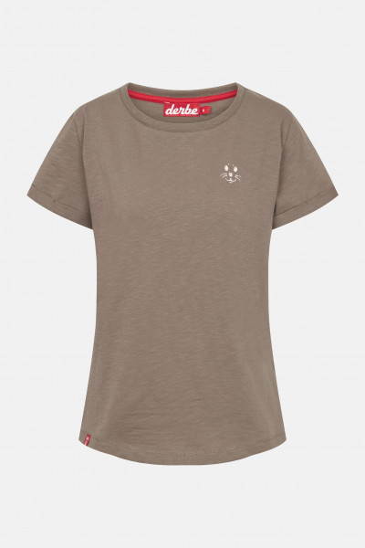 Derbe T-Shirt Robbenschnute Damen Braun