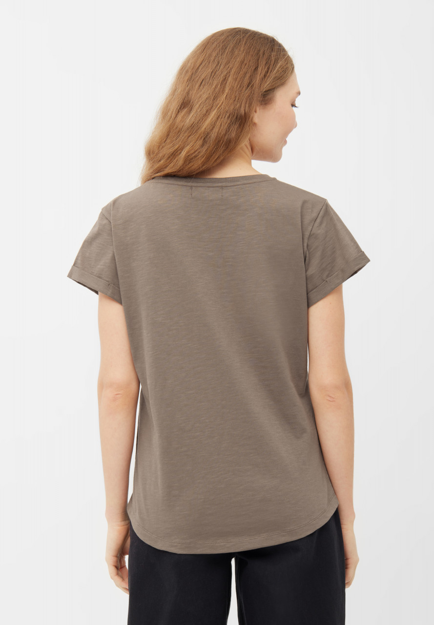Derbe T-Shirt Robbenschnute Damen Braun GOTS Organic