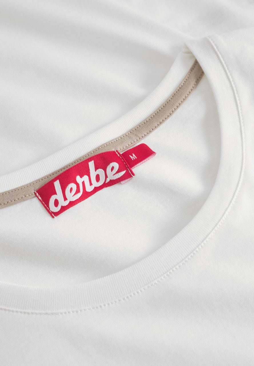 Derbe T-Shirt Tschüss Damen Weiß GOTS Organic