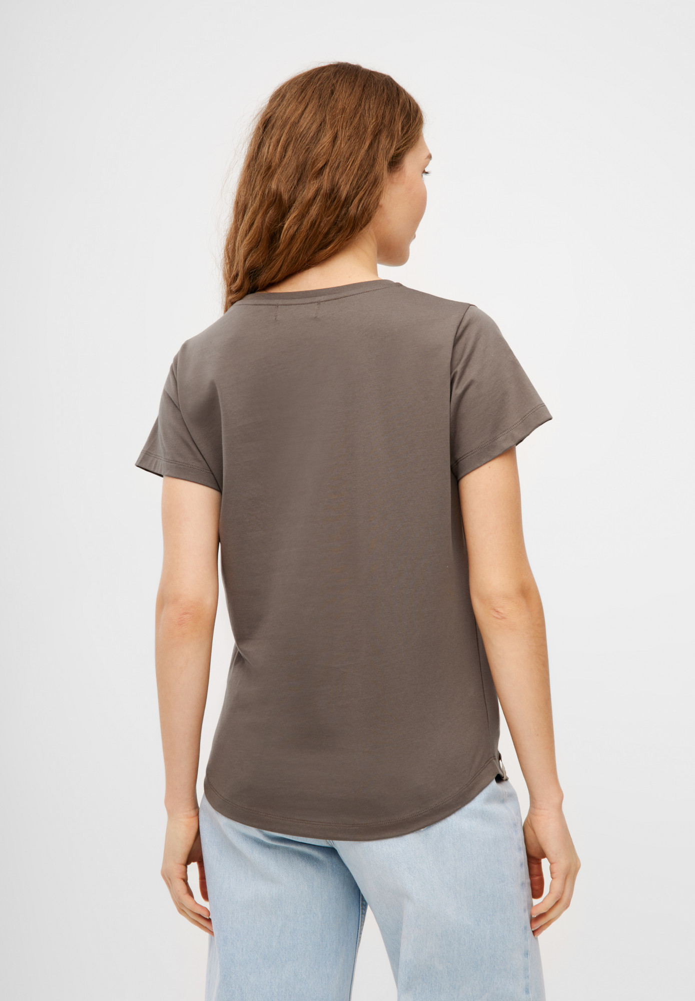 Derbe T-Shirt Tschüss Damen Braun GOTS Organic