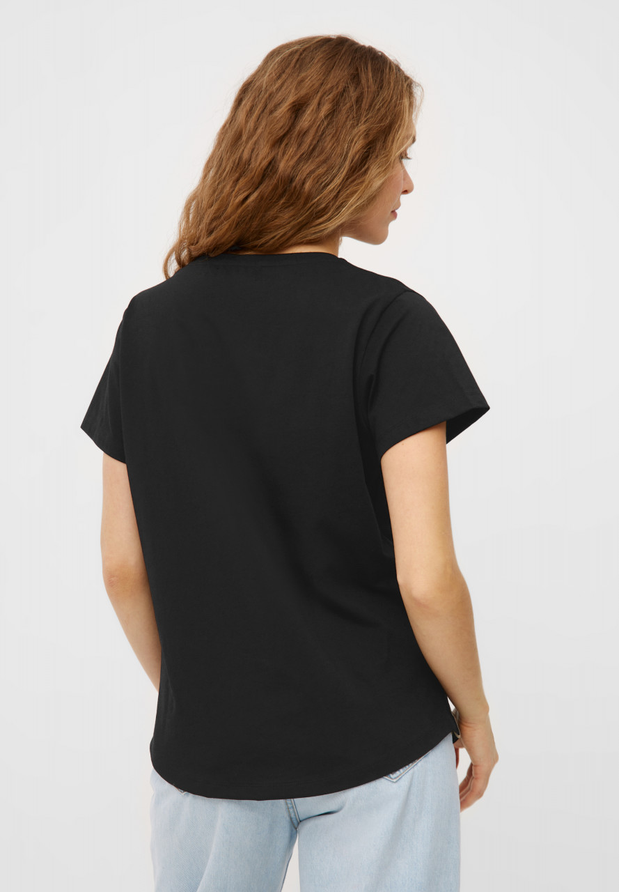 Derbe T-Shirt Tschüss Damen Schwarz GOTS Organic