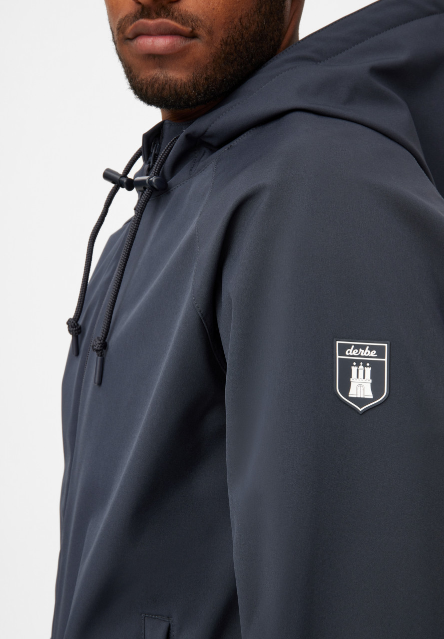 Derbe Übergangsjacke Helgoby Herren Dunkelblau Softshell