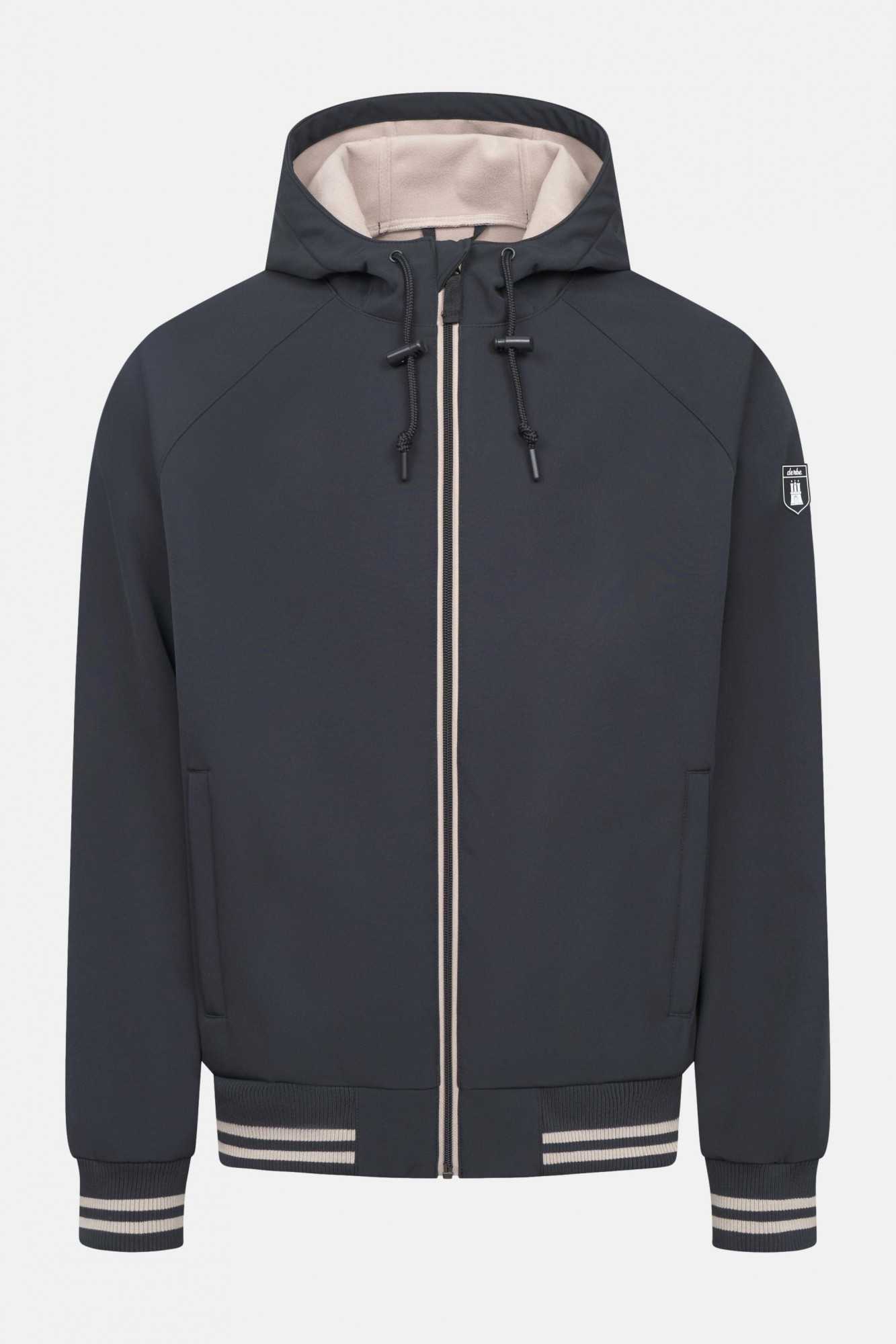 Derbe Übergangsjacke Helgoby Herren Schwarz Softshell