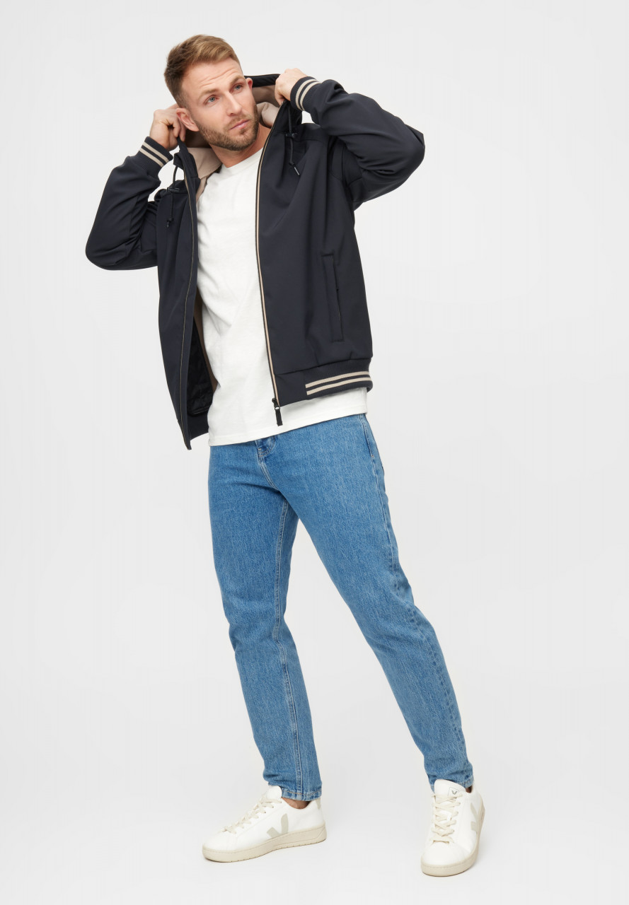 Derbe Übergangsjacke Helgoby Herren Schwarz Softshell