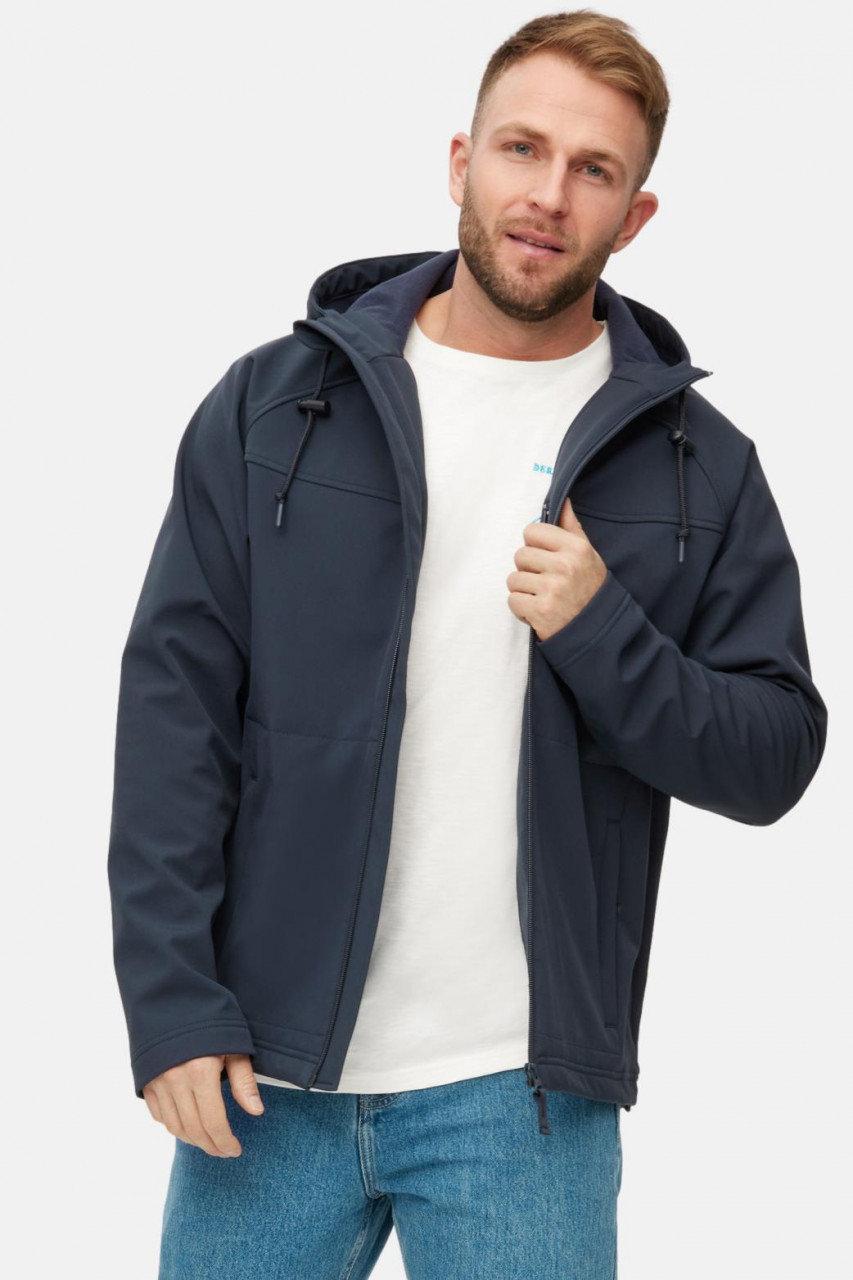 Derbe Übergangsjacke Isleby Herren Dunkelblau Softshell