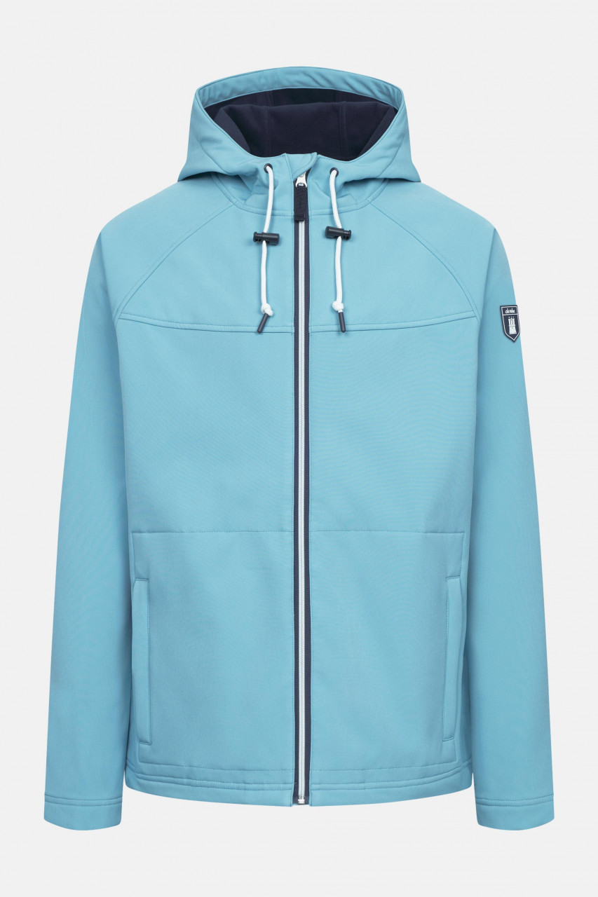 Derbe Übergangsjacke Isleby Herren Türkis Hellblau Softshell