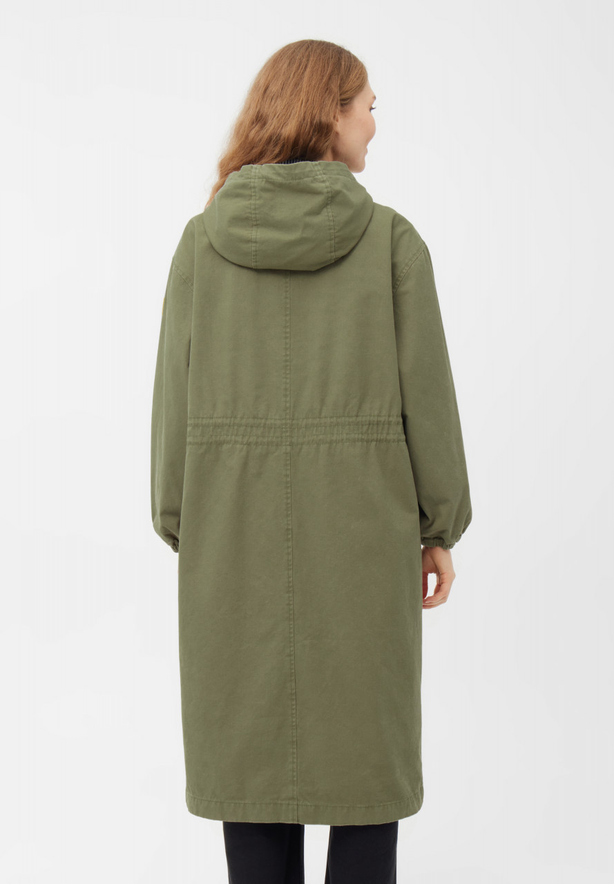 Derbe Übergangsjacke Milby Damen Oliv Grün Parka