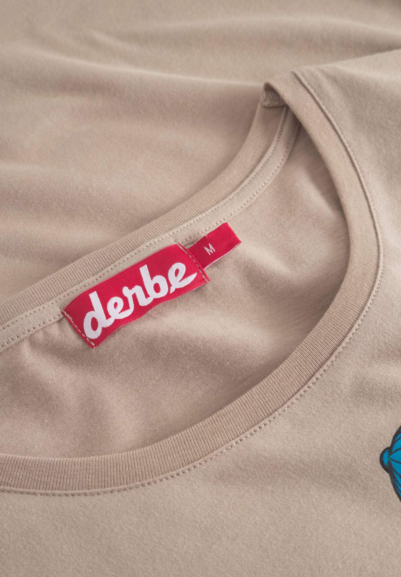 Derbe T-Shirt Sturmmöwin Damen Beige GOTS Organic