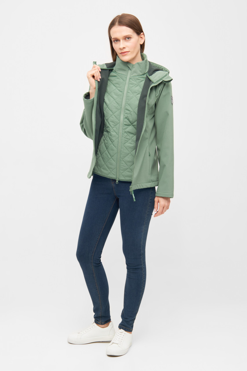 Derbe Softshelljacke Adeby Damen Hellgrün