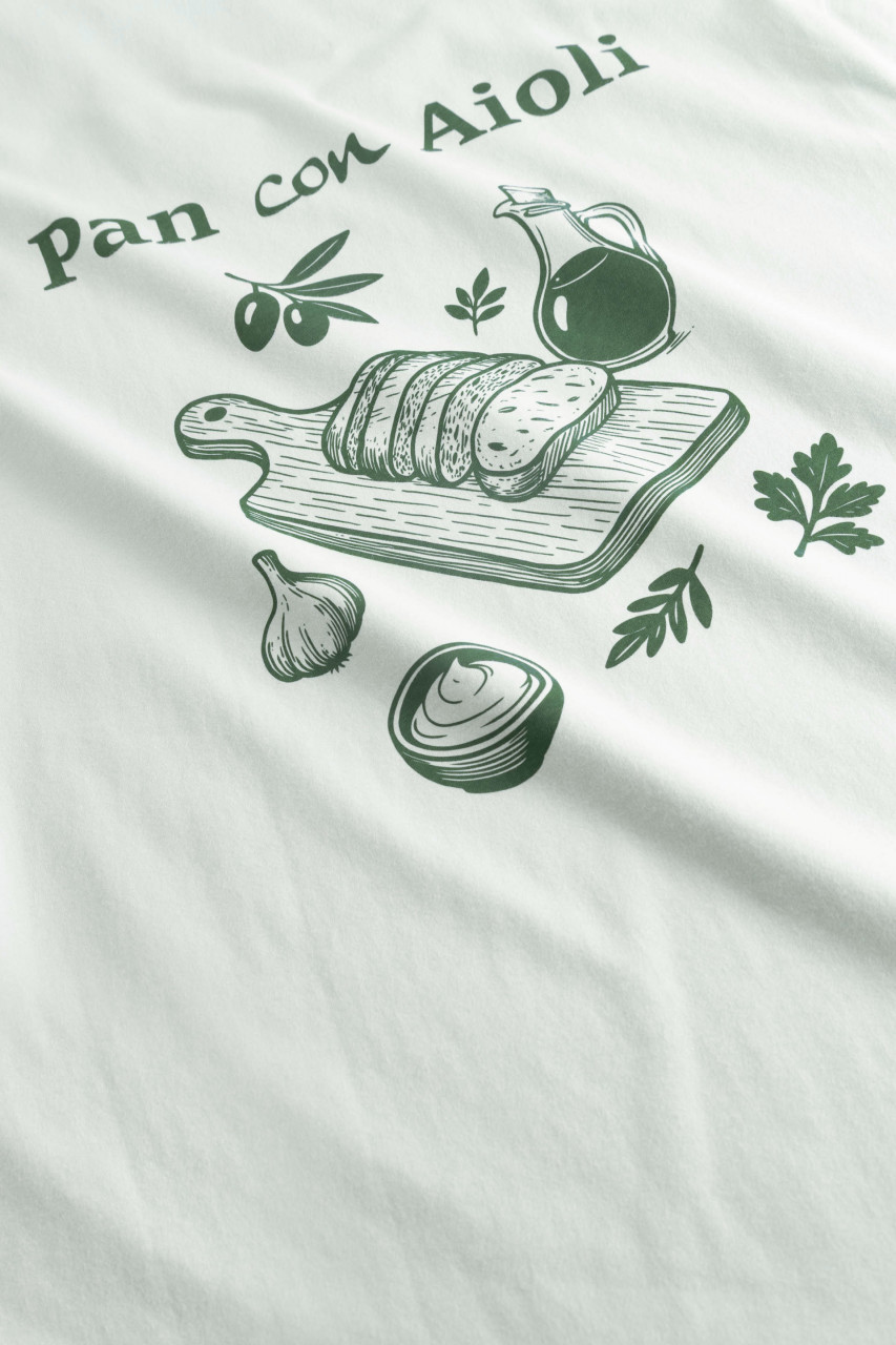 Derbe T-Shirt Aioli Herren Hellgrün Türkis GOTS Organic
