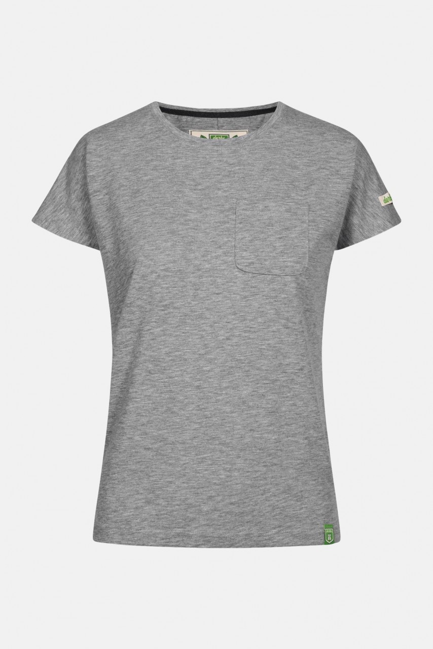 Derbe Alani Gots Organic Damen Shirt Hellgrau