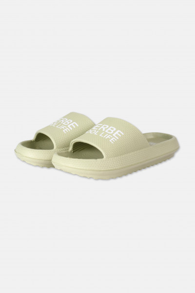 Derbe Algenschaum Schlappe Latschen Slit Green Hellgrün Pistazie Derbe Algenschaum Schlappe Latschen Slit Green Hellgrün Pistazie