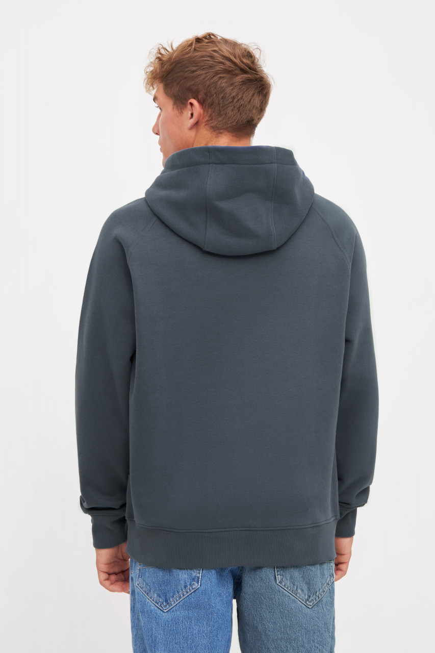 Derbe Hoodie Angler Herren Blau Pullover GOTS