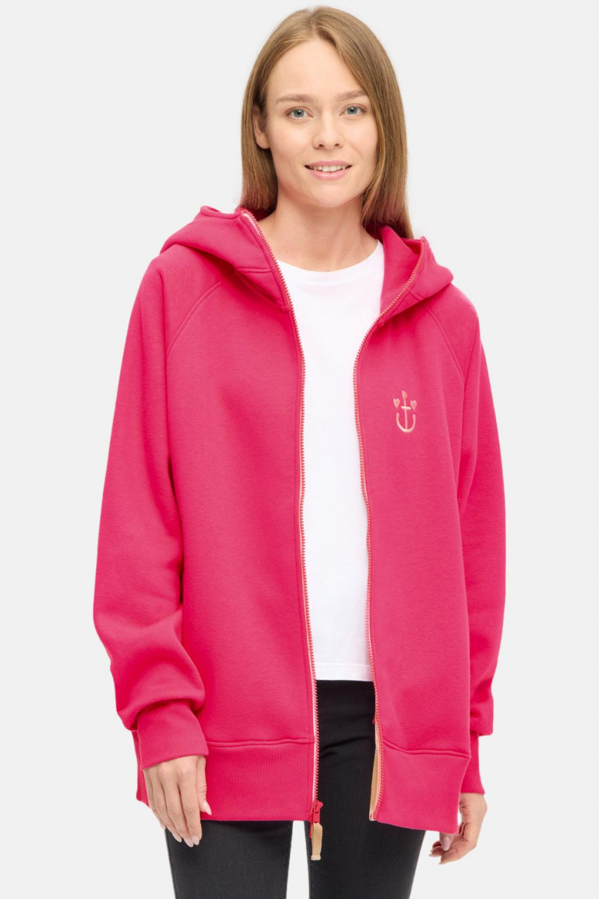 Derbe Sweatjacke Ankersmile Damen Zip Hoodie