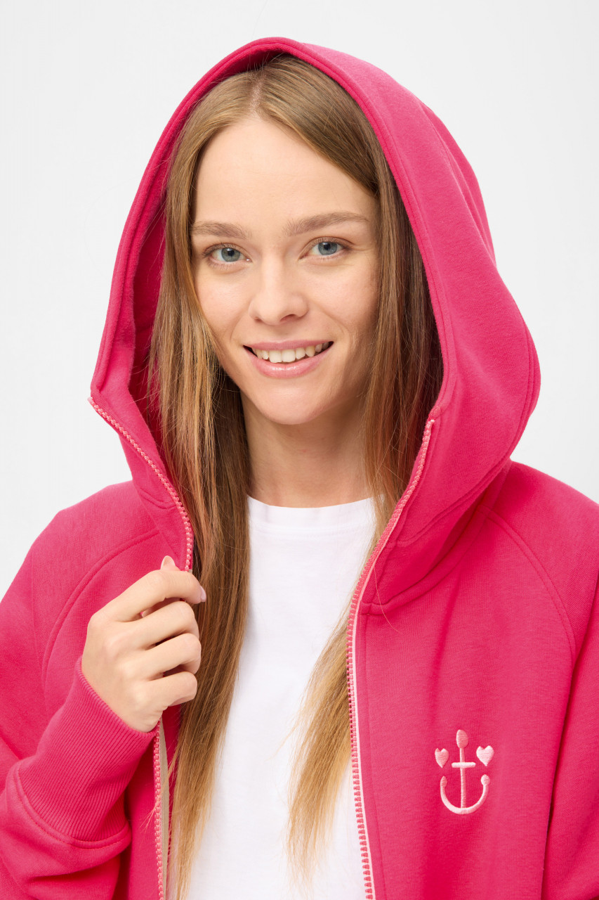 Derbe Sweatjacke Ankersmile Damen Zip Hoodie