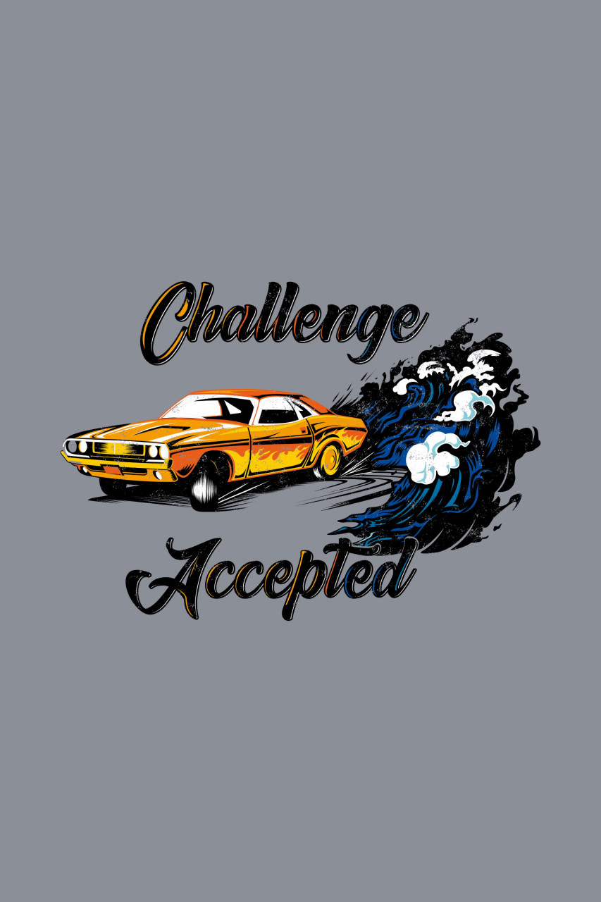 Derbe T-Shirt Auto Herren Grau