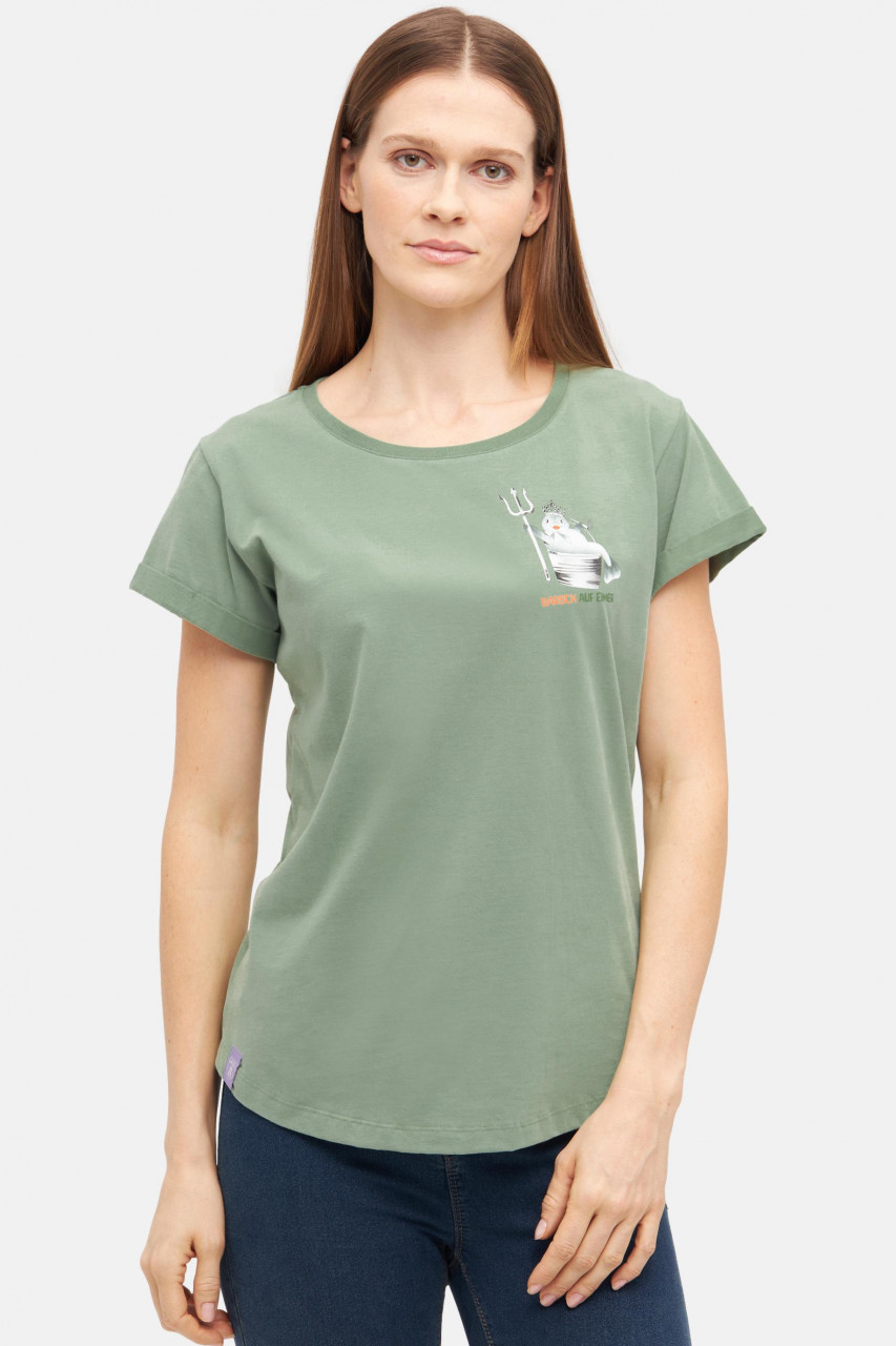 Derbe T-Shirt Barsch Damen Hellgrün