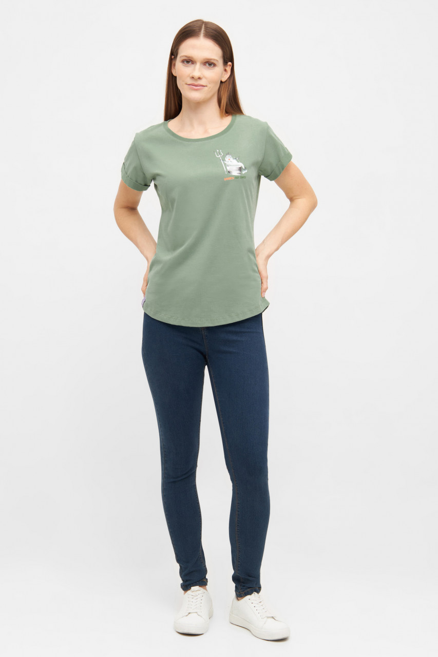 Derbe T-Shirt Barsch Damen Hellgrün