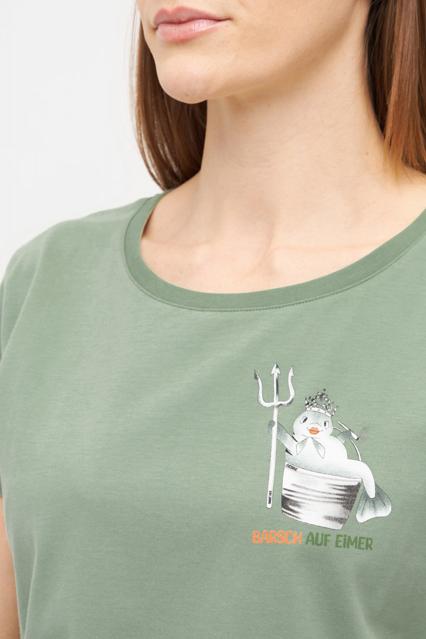 Derbe T-Shirt Barsch Damen Hellgrün