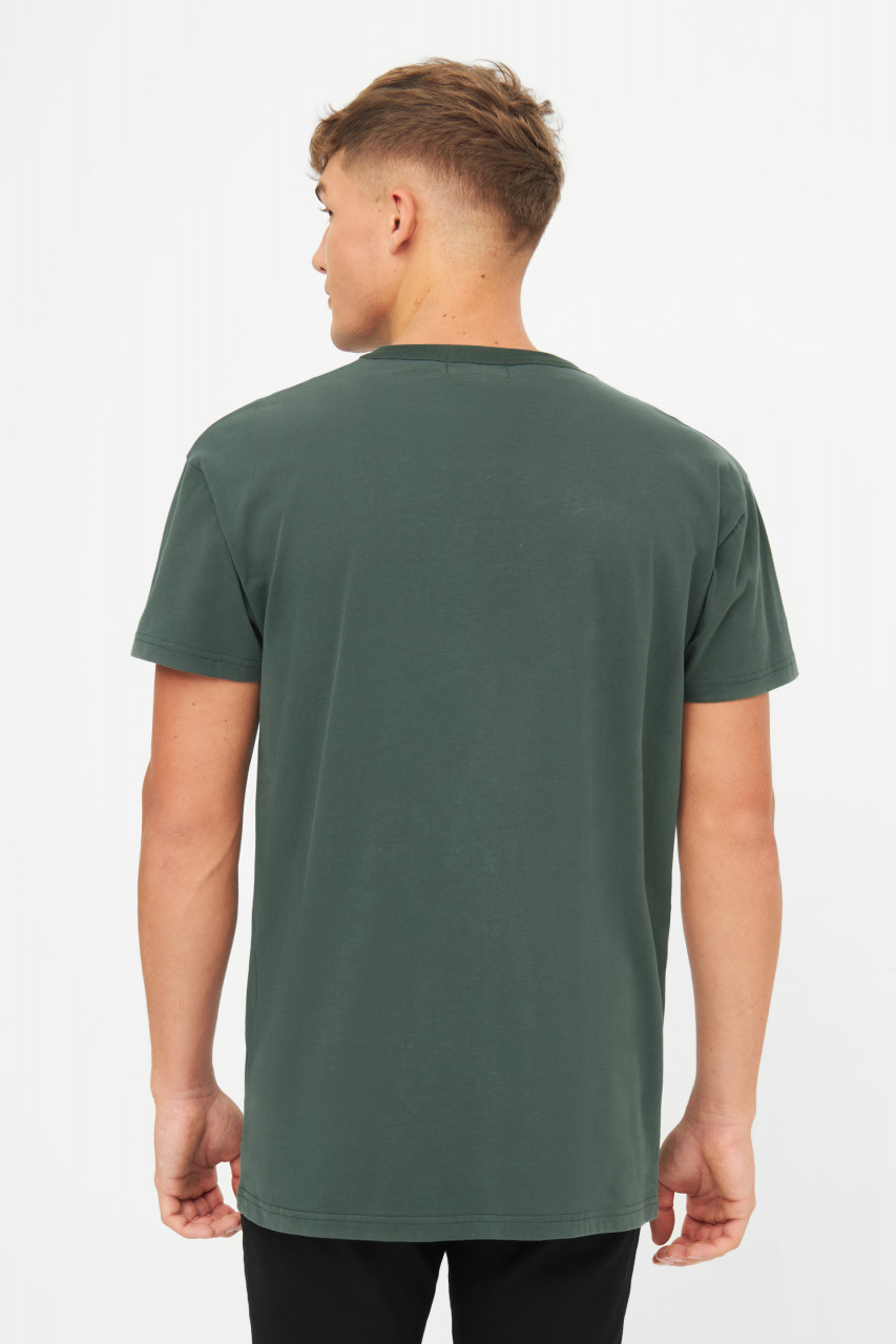 Derbe T-Shirt Barsch Herren Dunkelgrün Angler