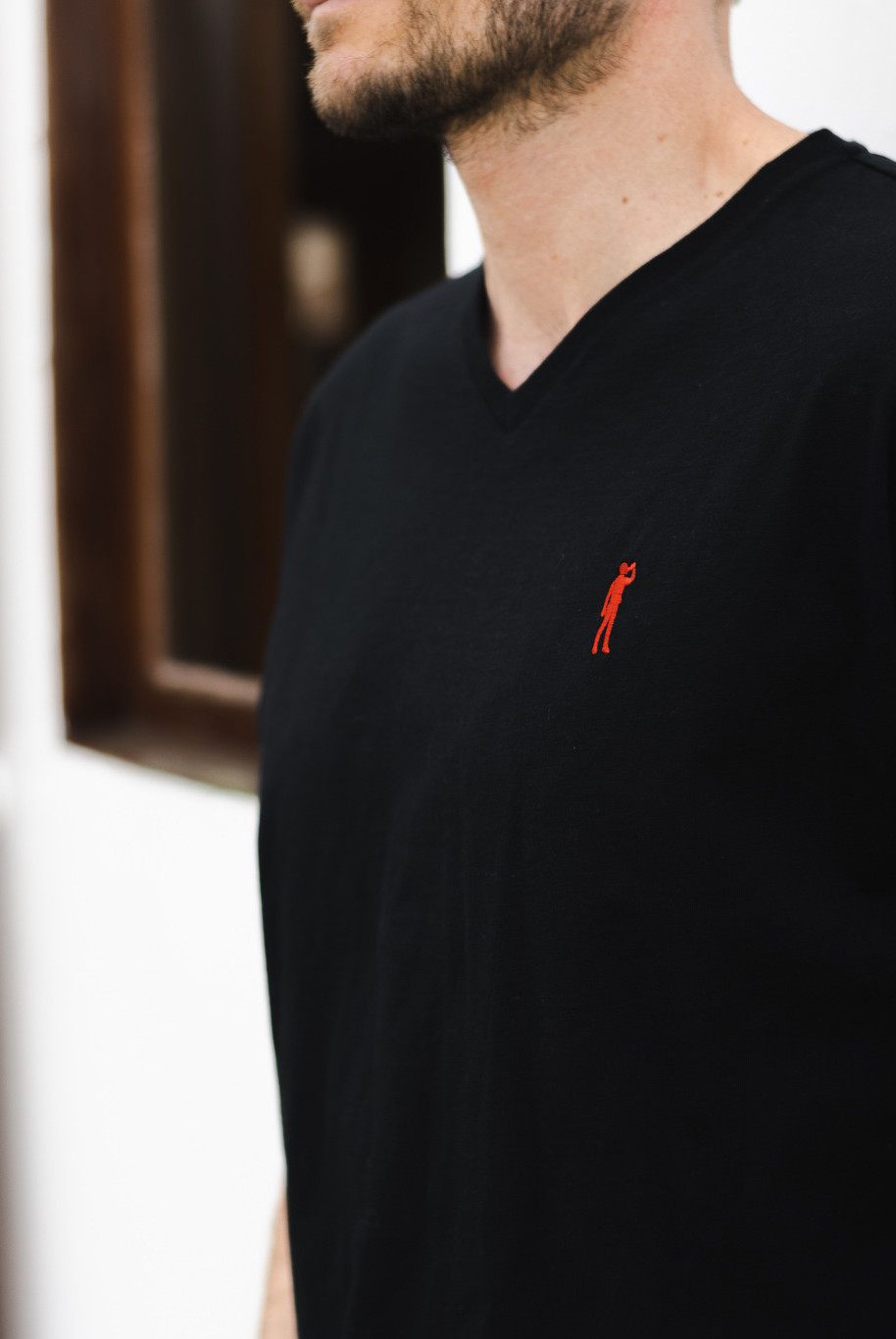 Derbe Basic Kippes Herren T-Shirt Black Schwarz
