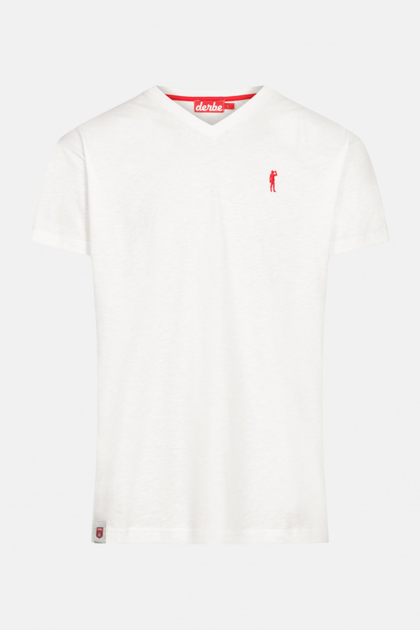 Derbe Basic Kippes Herren T-Shirt Offwhite Beige