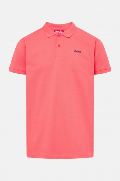 Derbe Polo Shirt Basic Polo Herren Pink GOTS Organic