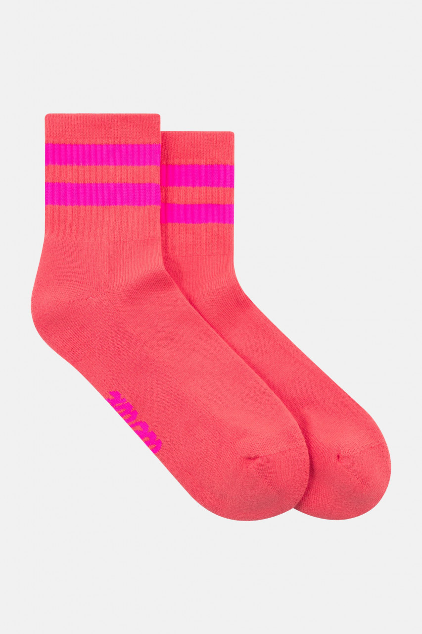 Derbe Socken Basic Short Pink Orange