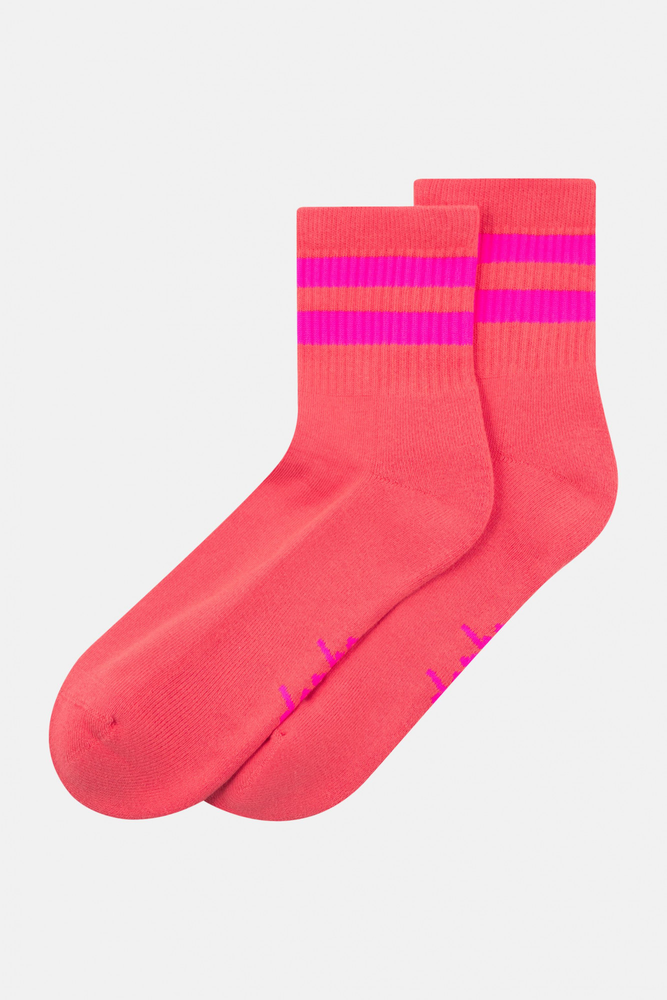 Derbe Socken Basic Short Pink Orange