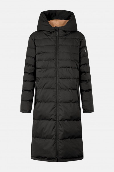 Derbe Bigholm Damen Wintermantel Black Caramel Schwarz Derbe Bigholm Damen Wintermantel Black Caramel Schwarz