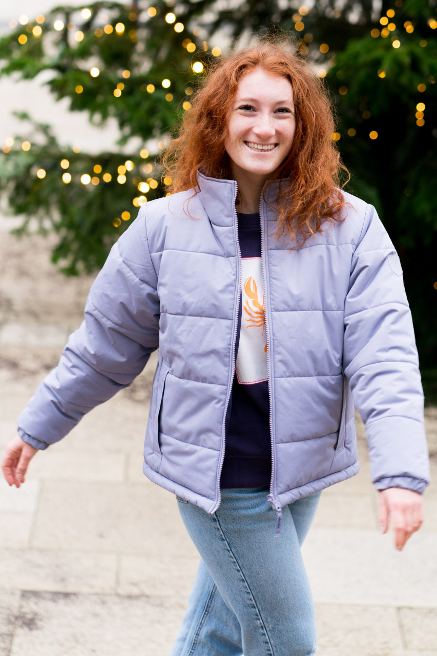 Derbe Winterjacke Bigholm Short Damen Lila